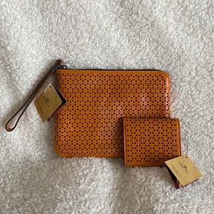 Patricia Nash NWT Cassini wristlet with matching Luzzi wallet